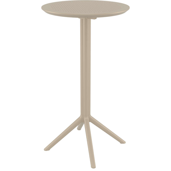 Siesta Sky Folding BAR Table 60 Round - Taupe