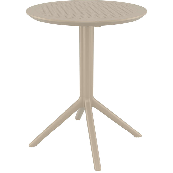Siesta Sky Folding Table 60 Round - Taupe