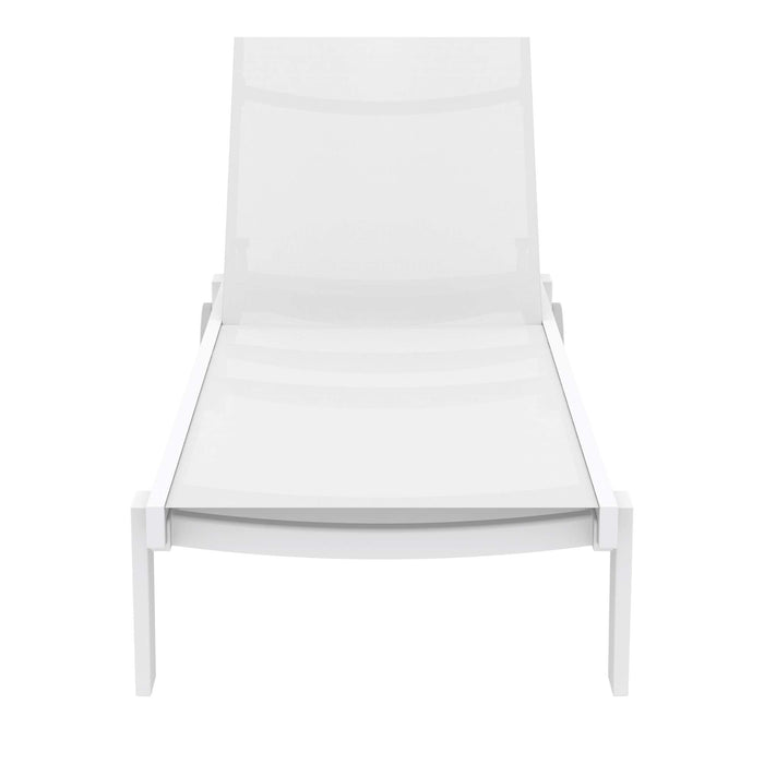 Siesta Casablanca Sun Lounger — White