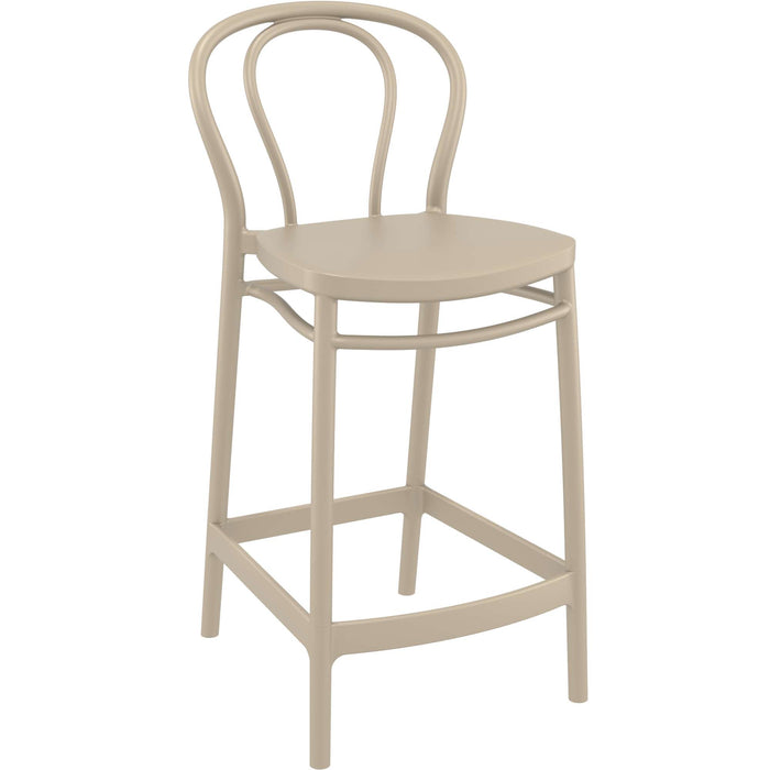 Siesta Victor Bar Stool 65cm (Counter Height) - Taupe