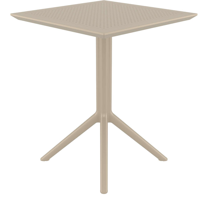 Siesta Sky Folding Table 60 Square - Taupe