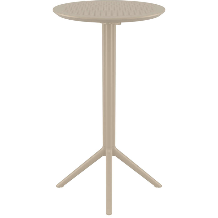 Siesta Sky Folding BAR Table 60 Round - Taupe