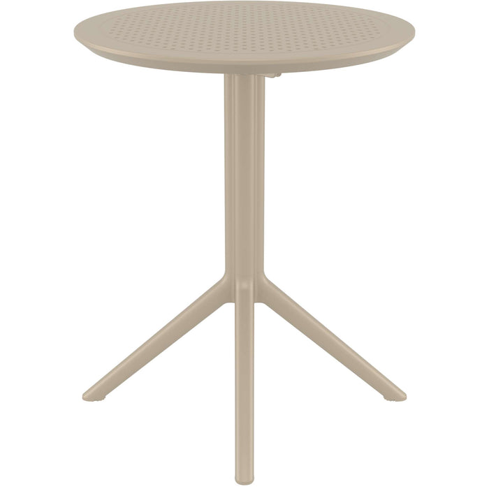 Siesta Sky Folding Table 60 Round - Taupe