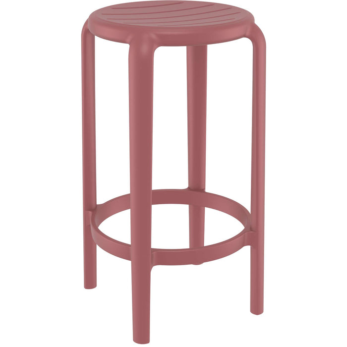 Siesta Tom Bar 65cm (Counter Height) Marsala