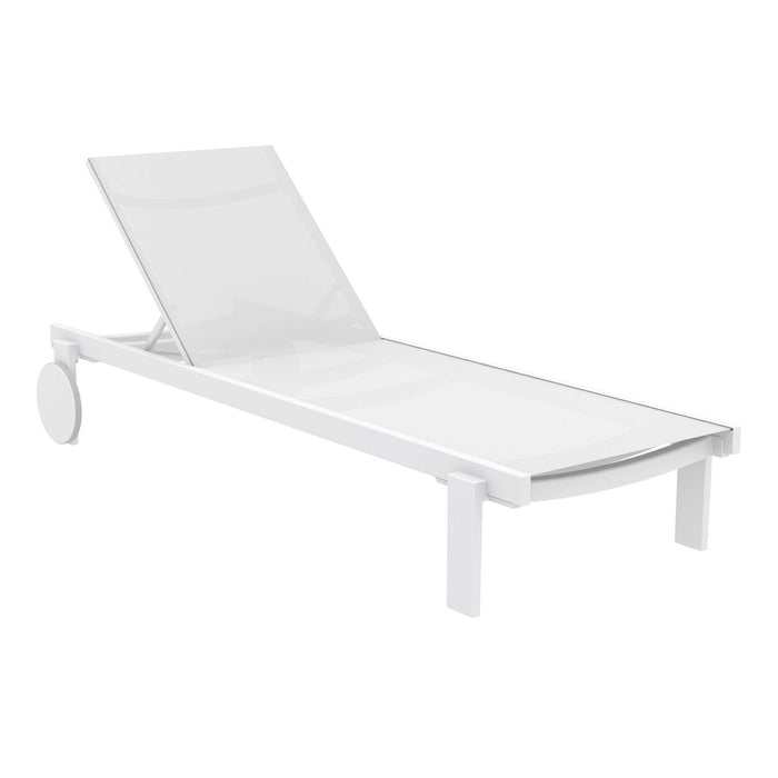Siesta Casablanca Sun Lounger — White