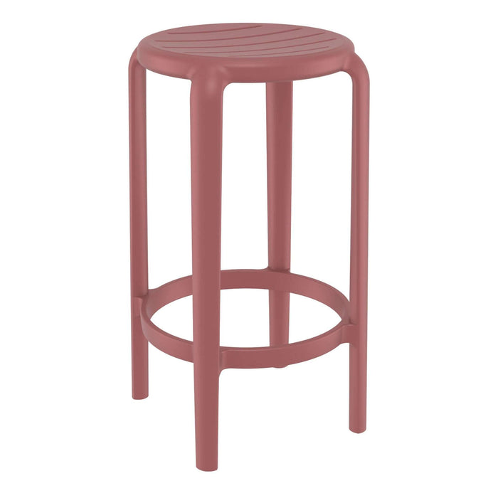 Siesta Tom Bar 65cm (Counter Height) Marsala