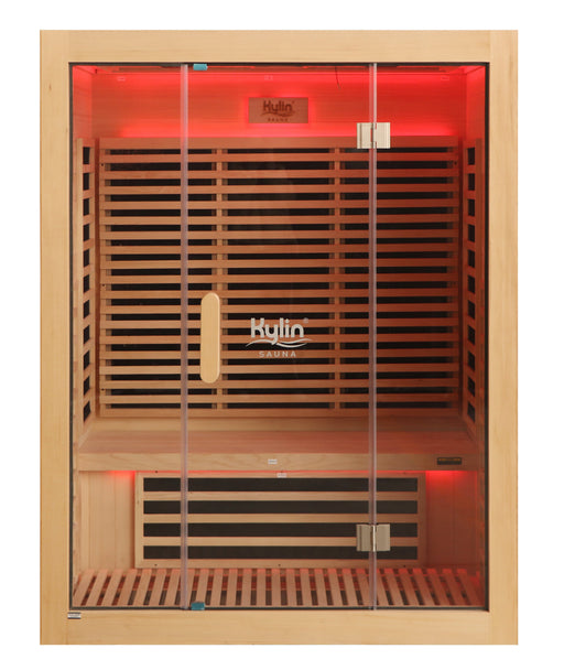Kylin Low EMF Carbon Infrared Sauna Room 3 Person H6301-F