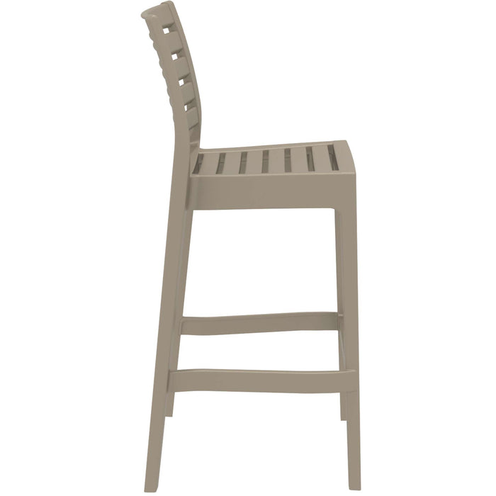 Siesta Ares Bar Stool 75cm (Dry Bar Height) - Taupe