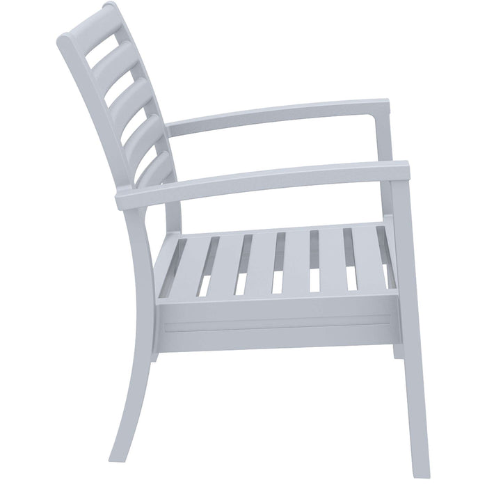 Siesta Artemis XL Arm Chair - Silver Grey with Light Grey Seat Cushion