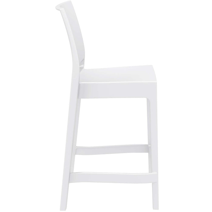 Siesta Maya Bar Stool  65cm (Counter Height) - White
