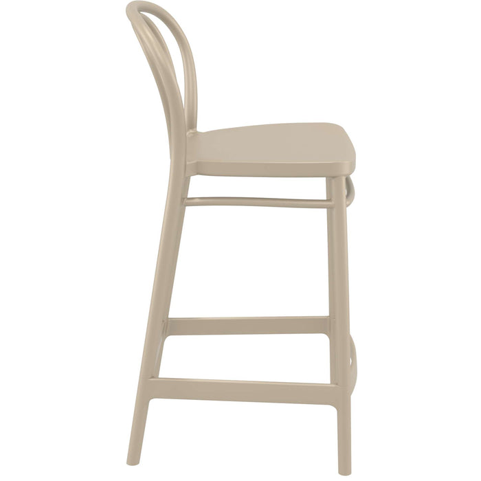 Siesta Victor Bar Stool 65cm (Counter Height) - Taupe