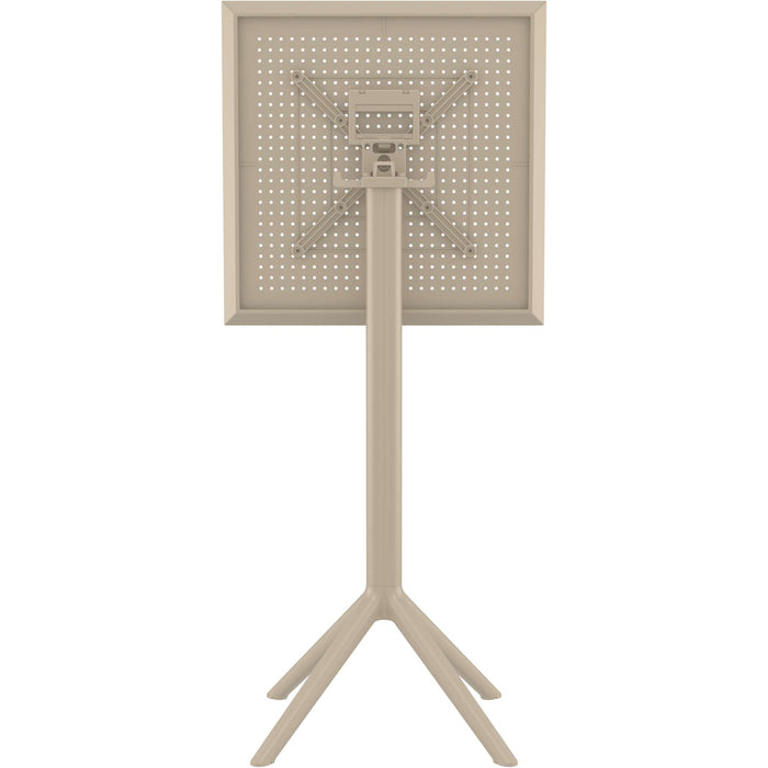 Siesta Sky Folding BAR Table 60 Square - Taupe