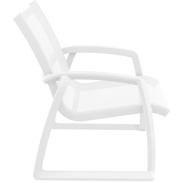 Siesta Pacific Lounge Arm Chair - White