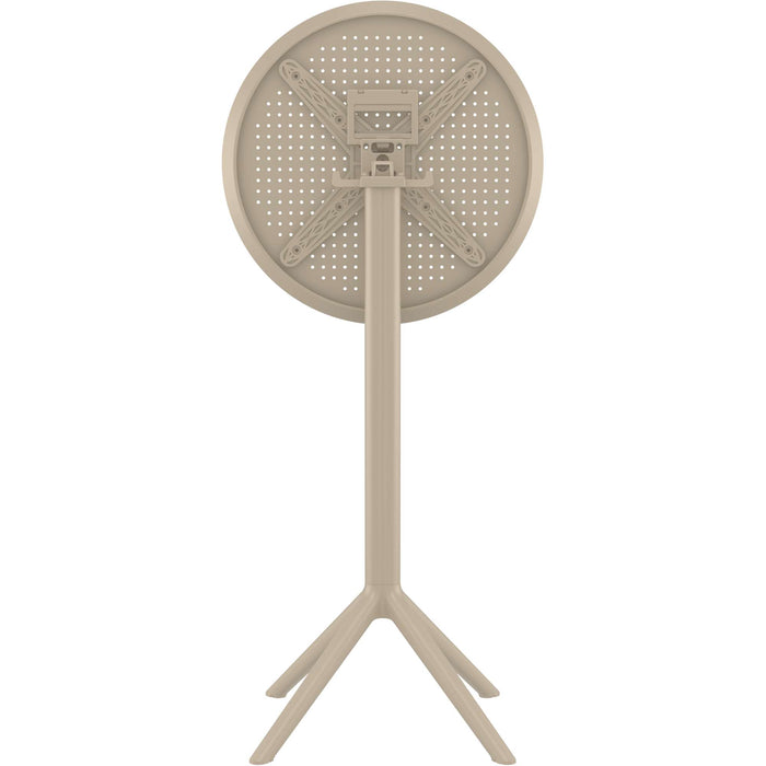 Siesta Sky Folding BAR Table 60 Round - Taupe