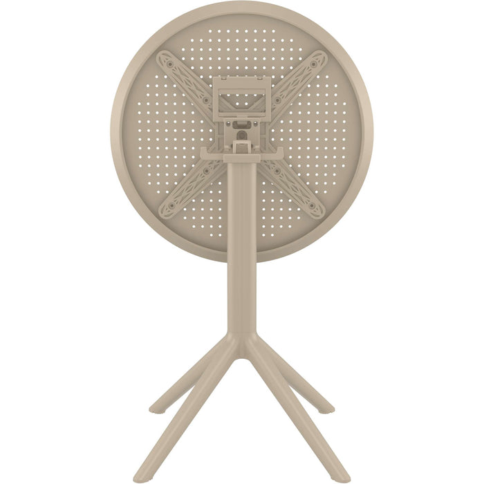 Siesta Sky Folding Table 60 Round - Taupe