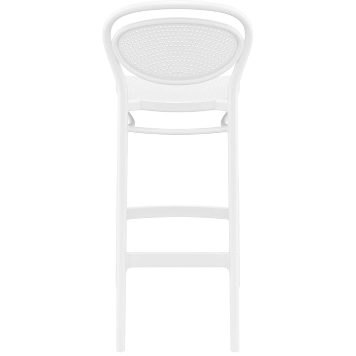 Siesta Marcel Bar Stool 75cm (Dry Bar Height) - White