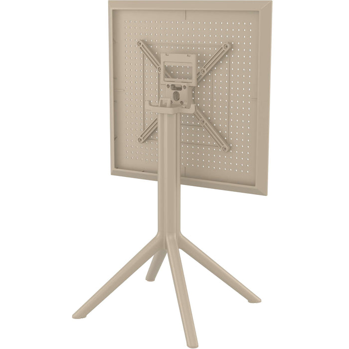 Siesta Sky Folding Table 60 Square - Taupe