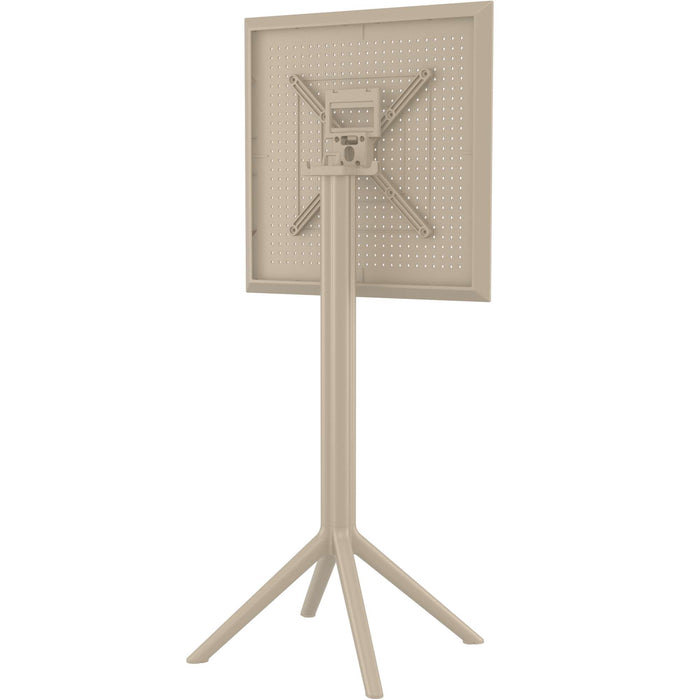 Siesta Sky Folding BAR Table 60 Square - Taupe