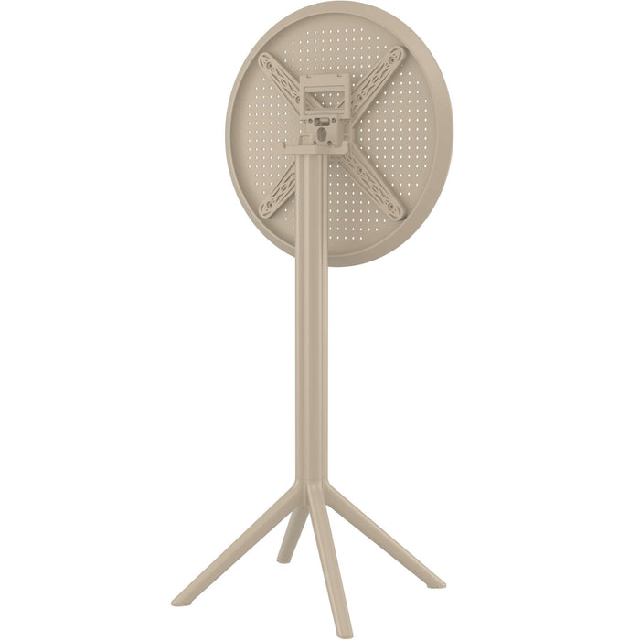 Siesta Sky Folding BAR Table 60 Round - Taupe