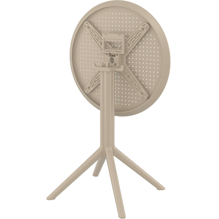 Siesta Sky Folding Table 60 Round - Taupe
