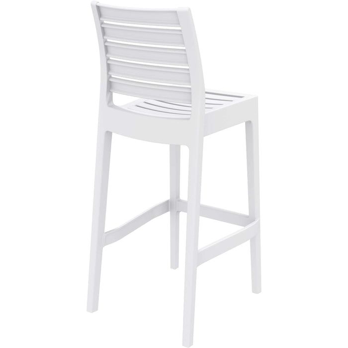 Siesta Ares Bar Stool 75cm (Dry Bar Height) - White