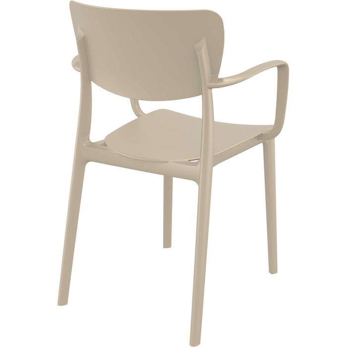Siesta Lisa Arm Chair - Taupe