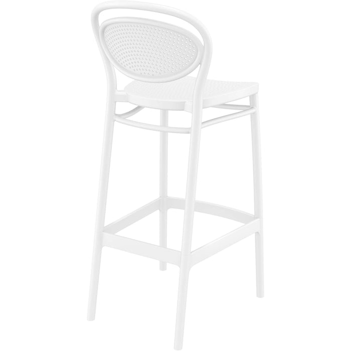 Siesta Marcel Bar Stool 75cm (Dry Bar Height) - White