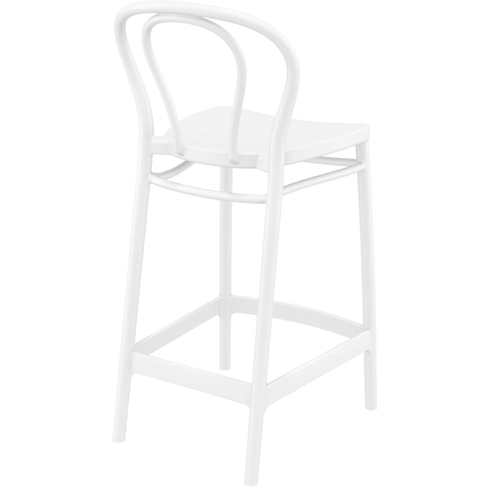 Siesta Victor Bar Stool 65cm (Counter Height) - White