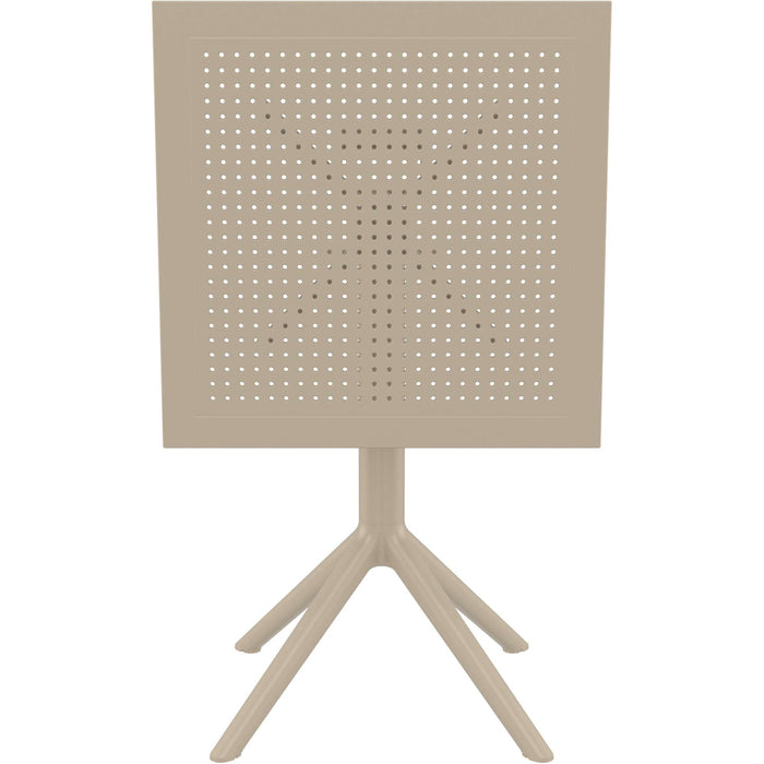 Siesta Sky Folding Table 60 Square - Taupe