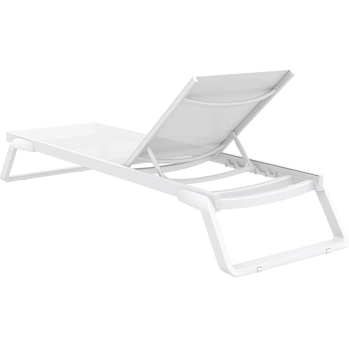 Siesta Tropic Sun Lounger White