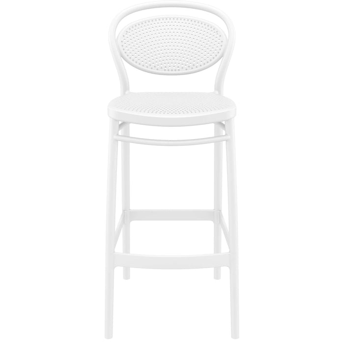 Siesta Marcel Bar Stool 75cm (Dry Bar Height) - White