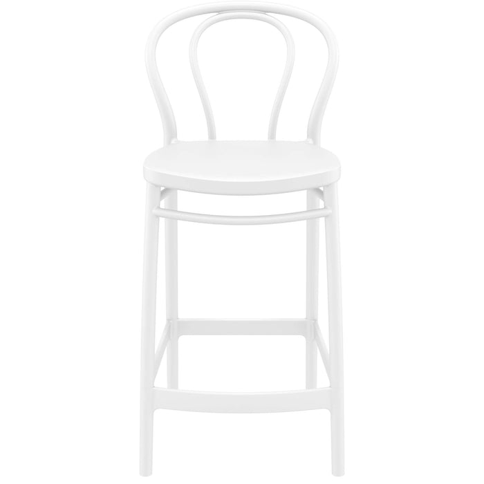 Siesta Victor Bar Stool 65cm (Counter Height) - White