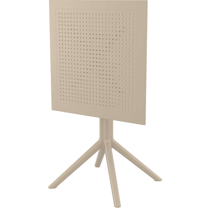 Siesta Sky Folding Table 60 Square - Taupe