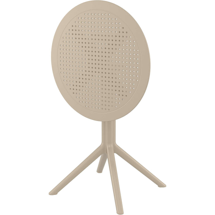 Siesta Sky Folding Table 60 Round - Taupe