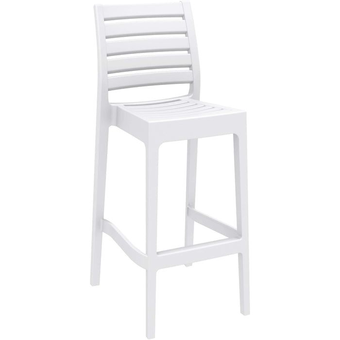 Siesta Ares Bar Stool 75cm (Dry Bar Height) - White