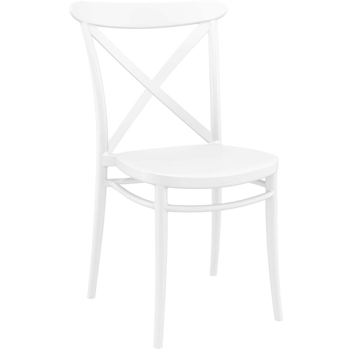 Siesta Cross Chair - White