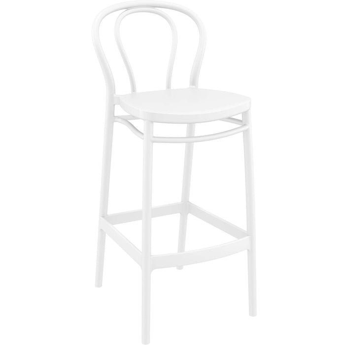 Siesta Victor Bar Stool 75cm (Dry Bar Height) - White