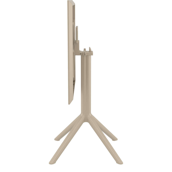 Siesta Sky Folding Table 60 Square - Taupe