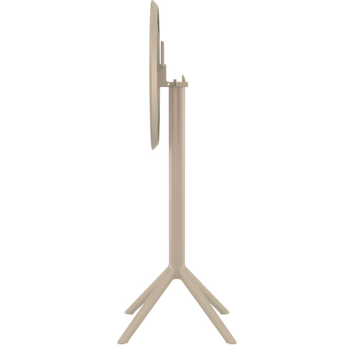 Siesta Sky Folding BAR Table 60 Round - Taupe