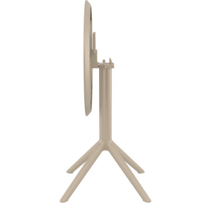 Siesta Sky Folding Table 60 Round - Taupe