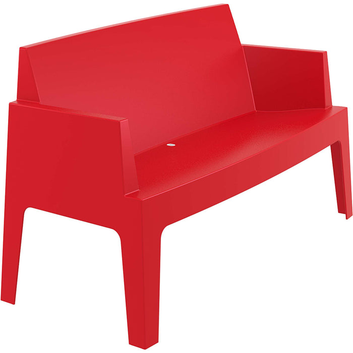 Siesta Box Sofa - Red