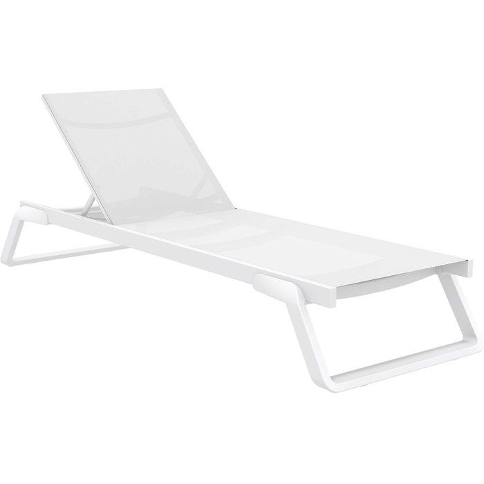 Siesta Tropic Sun Lounger White