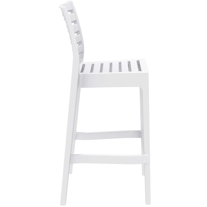 Siesta Ares Bar Stool 75cm (Dry Bar Height) - White