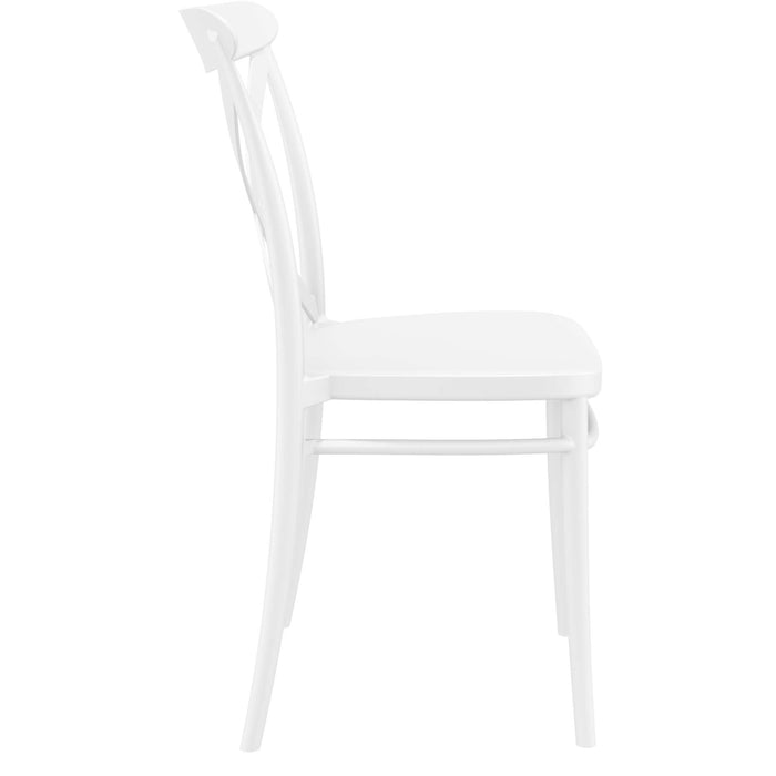 Siesta Cross Chair - White