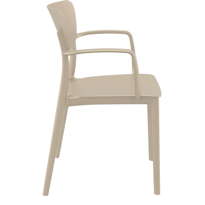 Siesta Lisa Arm Chair - Taupe