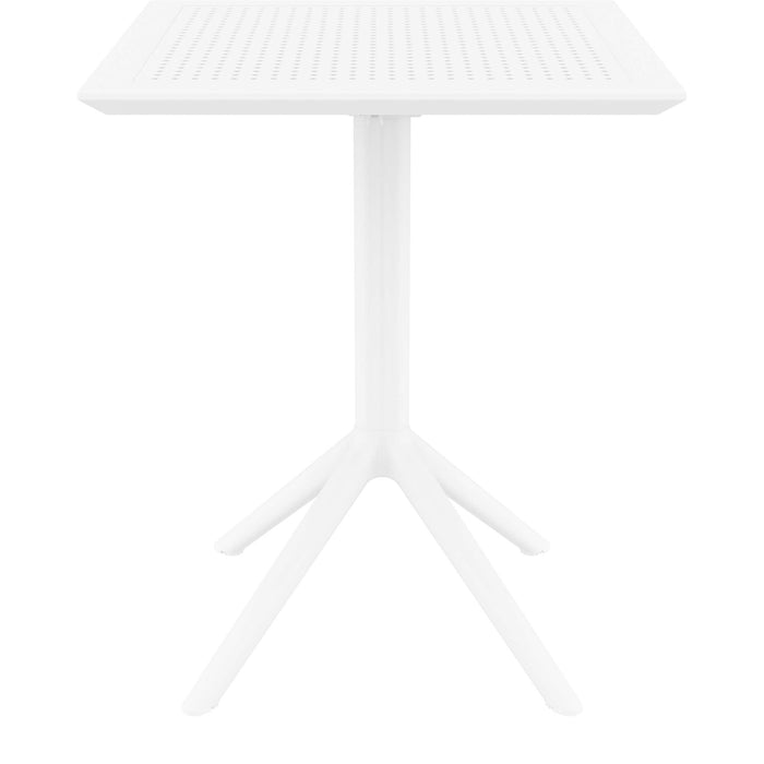 Siesta Sky Folding Table 60 Square - White