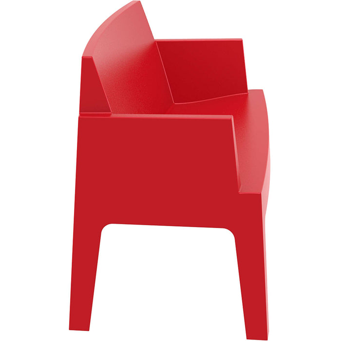 Siesta Box Sofa - Red
