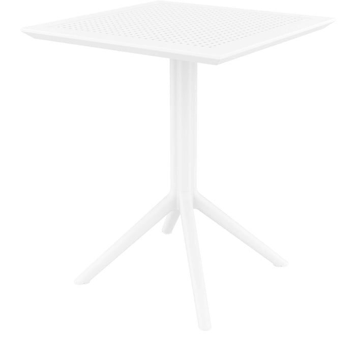 Siesta Sky Folding Table 60 Square - White