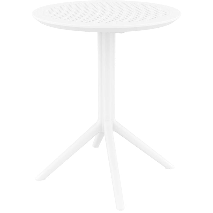 Siesta Sky Folding Table 60 Round - White
