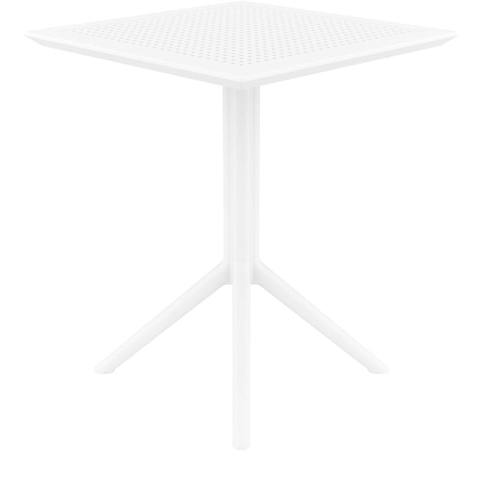 Siesta Sky Folding Table 60 Square - White